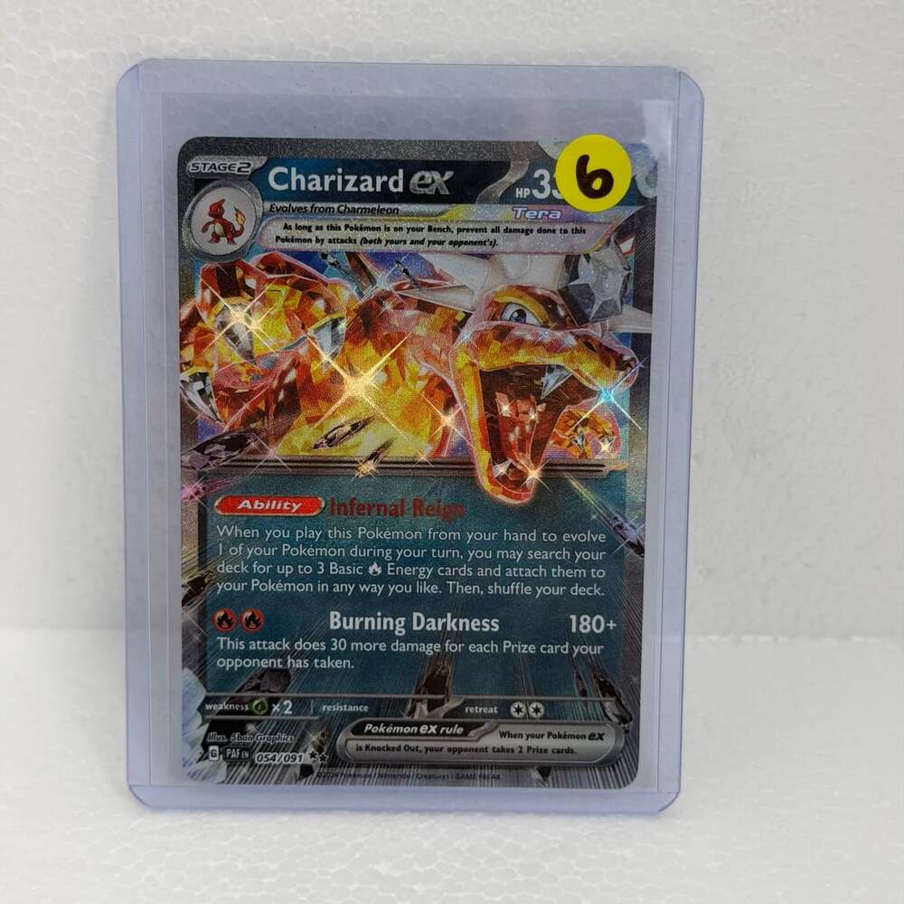 Pokémon TCG Charizard ex 054/091 Ultra Rare Paldean Fates